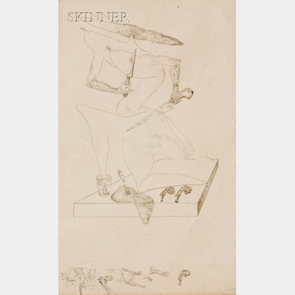 Plate 12 from LES CHANTS DE MALDOROR by Salvador Dali