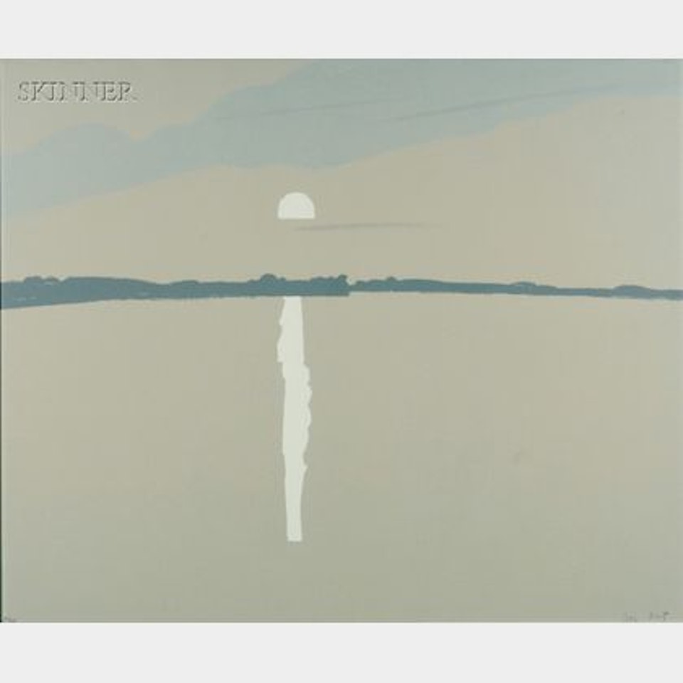 Sunset: Lake Wesserunsett II by Alex Katz