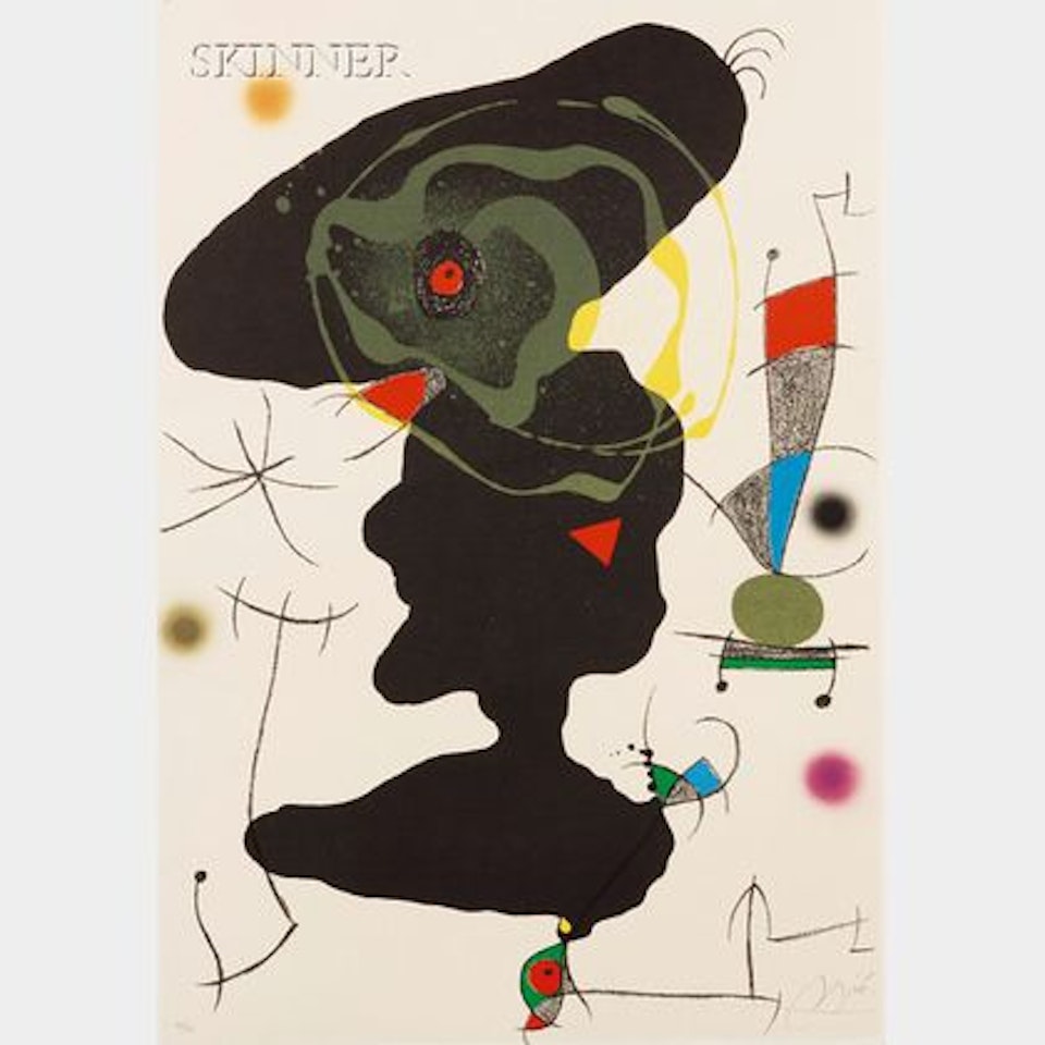 Plate Five from ODA A JOAN MIRO by Joan Miró
