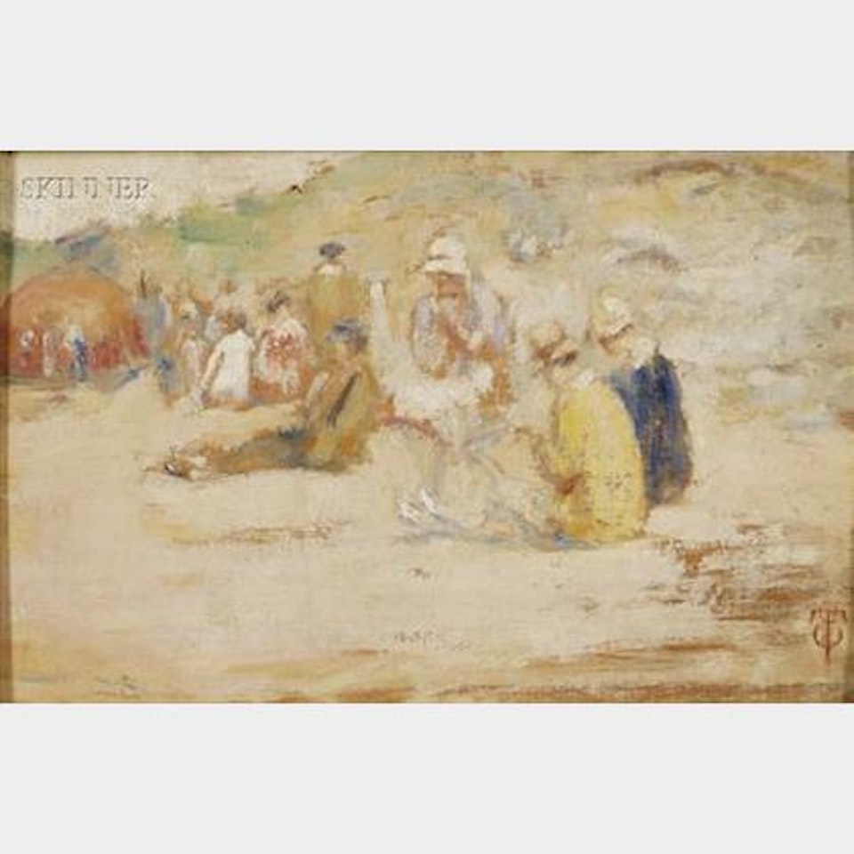 On the Beach by French School