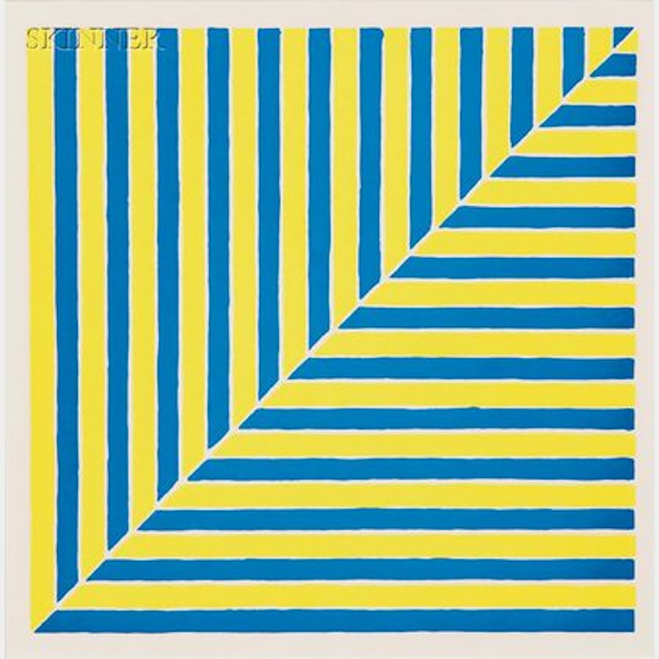 Untitled - Rabat, from TEN WORKS + TEN PAINTERS by Frank Stella