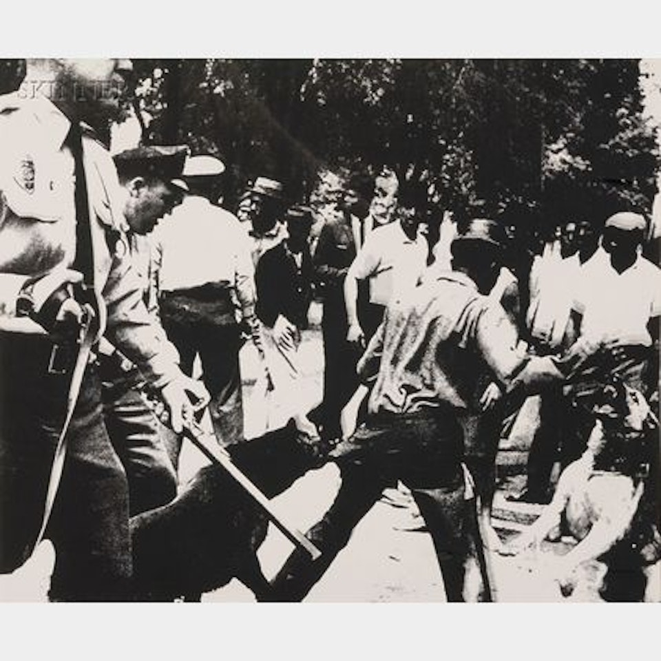 Birmingham Race Riot , from TEN WORKS + TEN PAINTERS by Andy Warhol