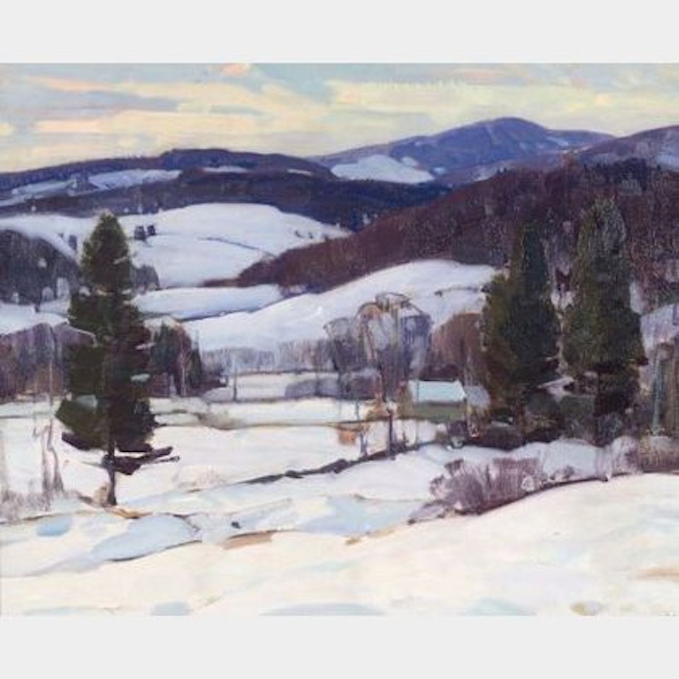 Winter Mountains by Aldro Thompson Hibbard