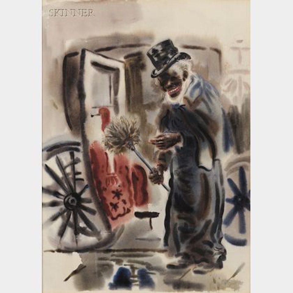 The Black Cabby by George Grosz