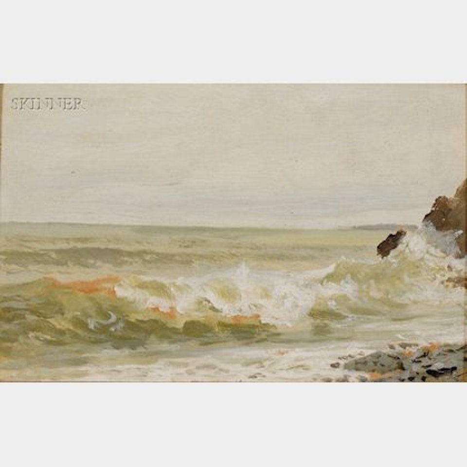 Breaking Waves, Possibly a View of Bude Haven by William Trost Richards