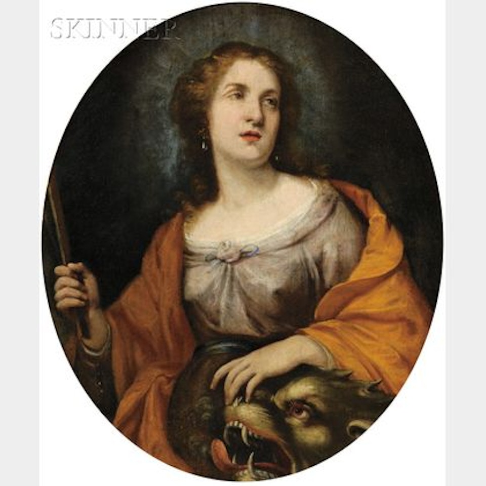 Saint Margaret. by Continental School