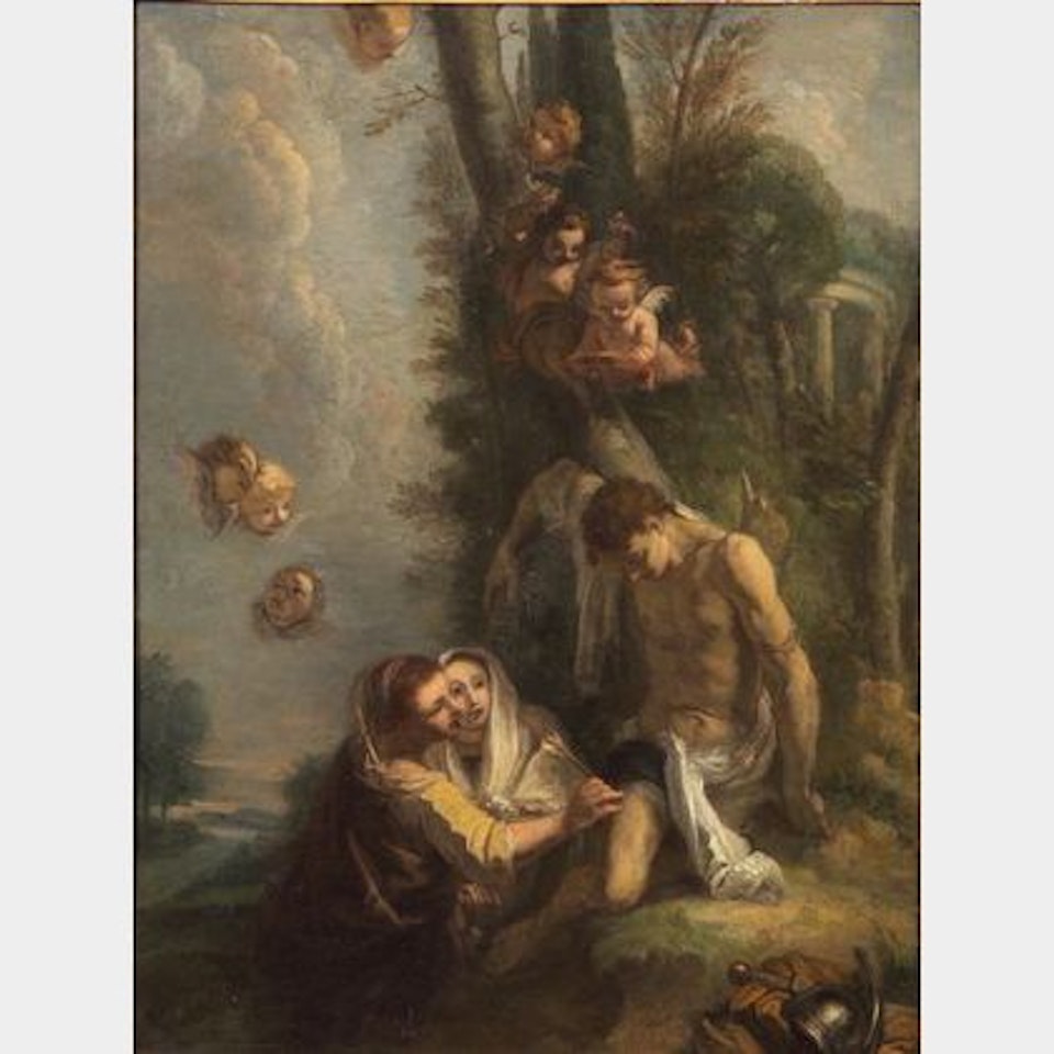 Saint Sebastian Found by Saint Irene by Continental School
