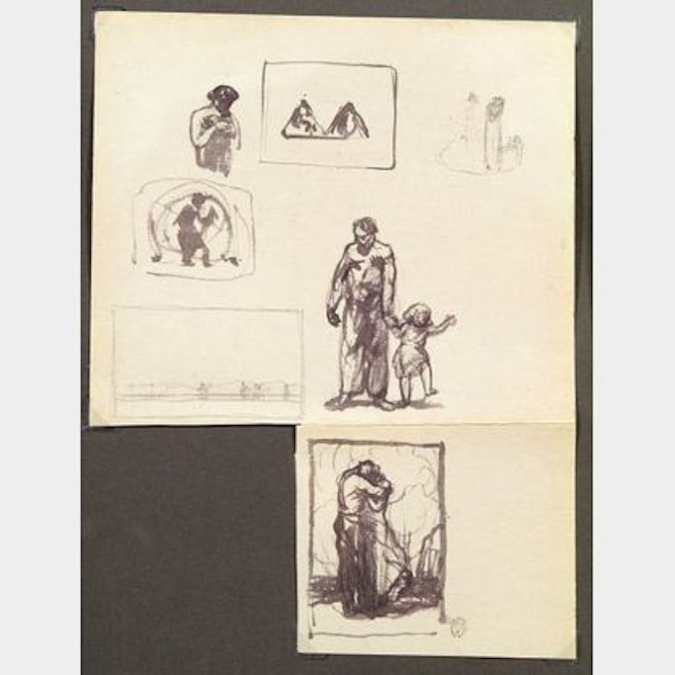 Figure Sketches by Rockwell Kent