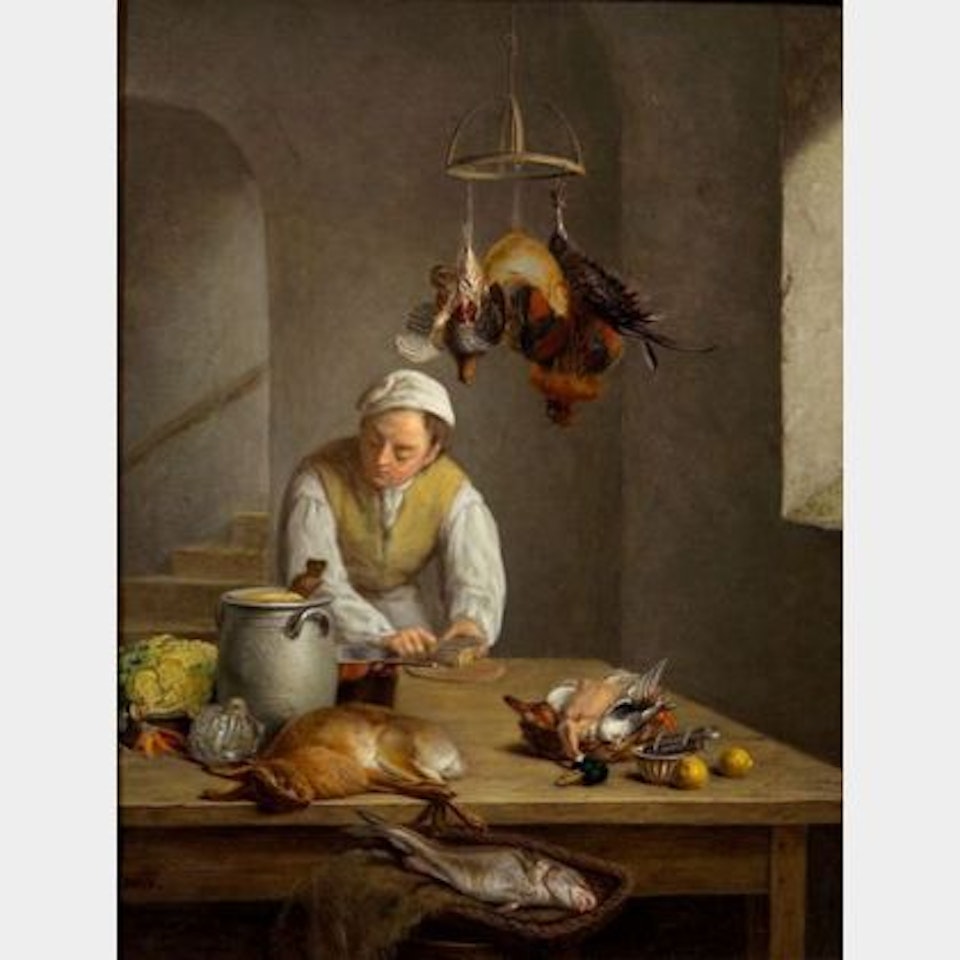 At Work in the Kitchen by Continental School