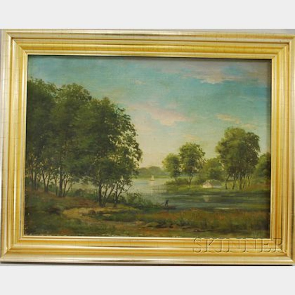 Landscape with River Scene. by Continental School