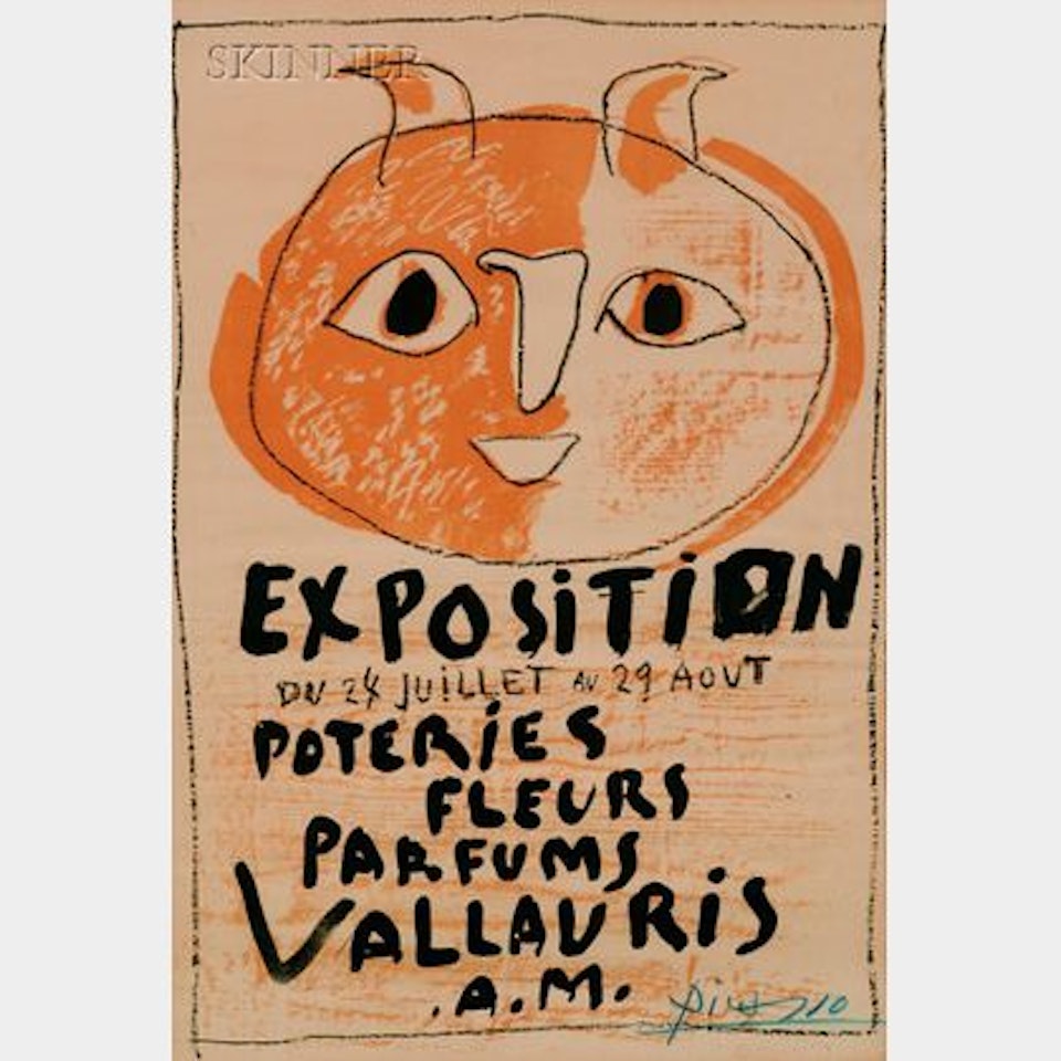 Troisieme Affiche Vallauris (Exposition Poteries Fleurs Parfums Vallauris A.M.) by Pablo Picasso