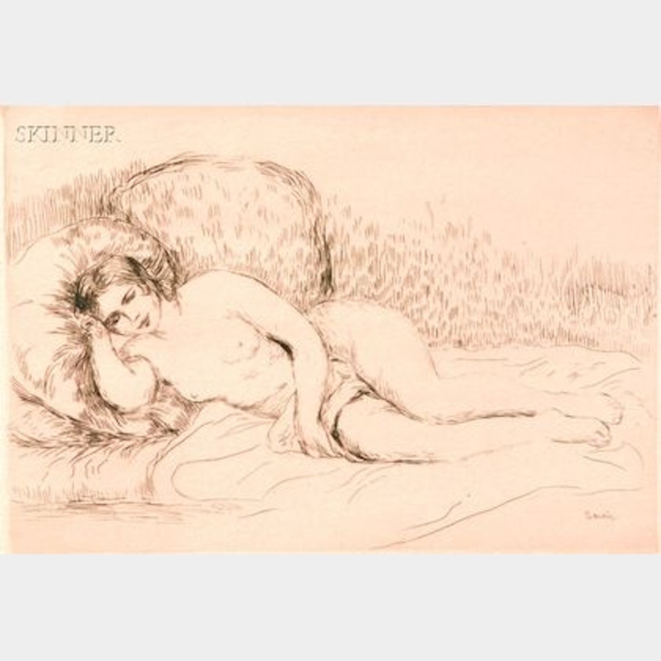 Femme couchée (tournée à gauche) by Pierre-Auguste Renoir
