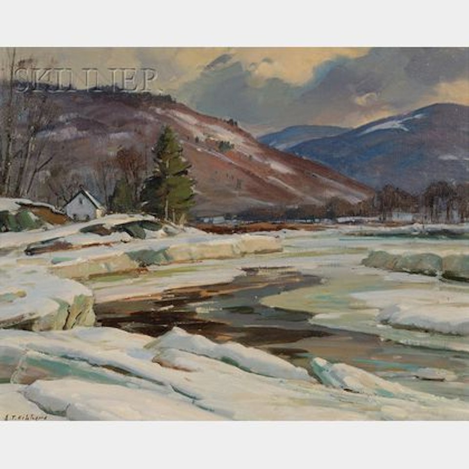 Winter Stream by Aldro Thompson Hibbard