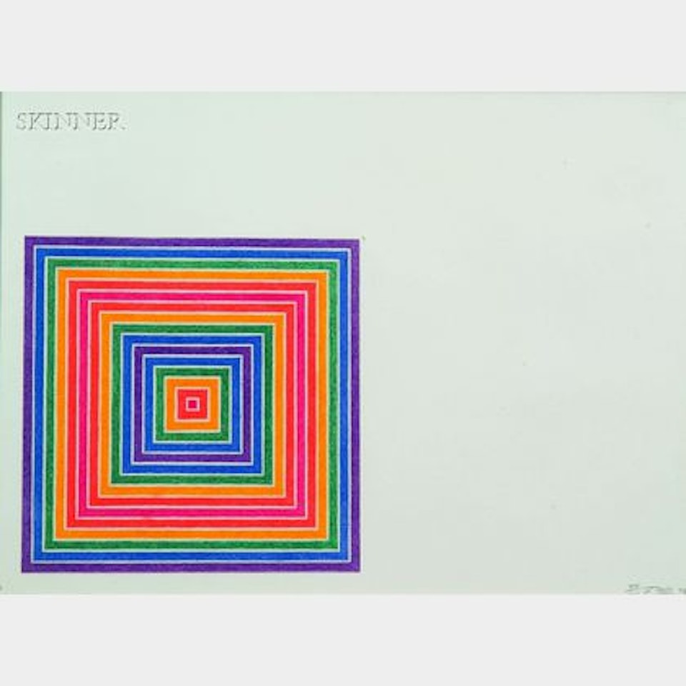 Gran Cairo from CONCENTRIC SQUARES AND MITERED MAZES by Frank Stella