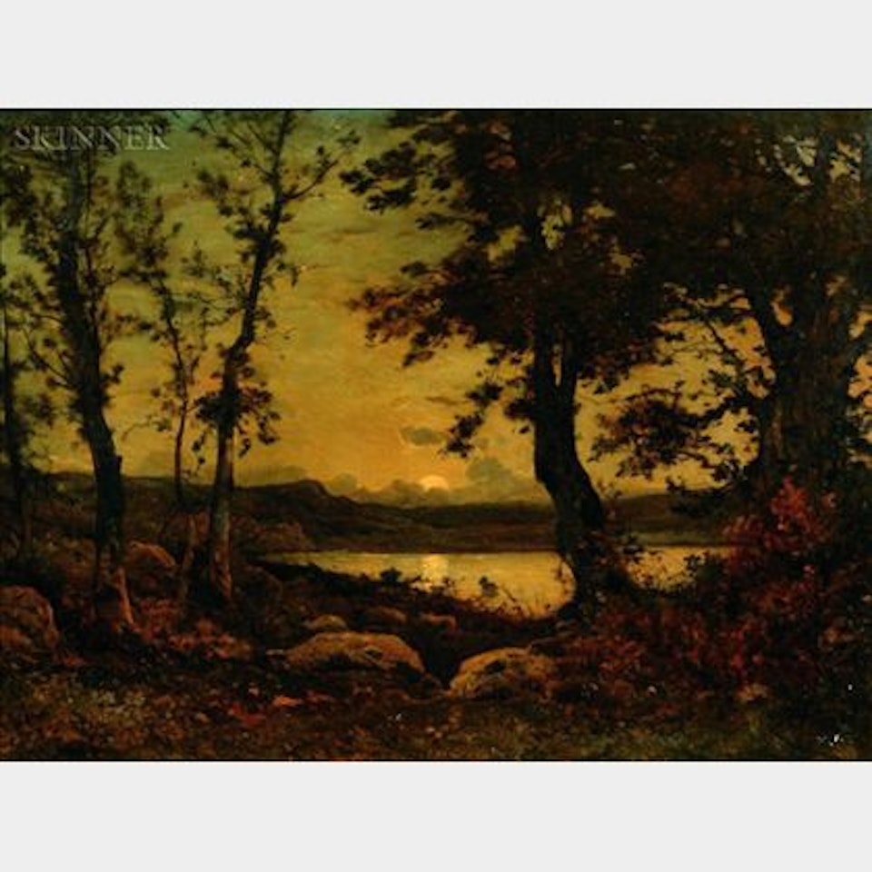 Landscape at Dusk by Henri Harpignies