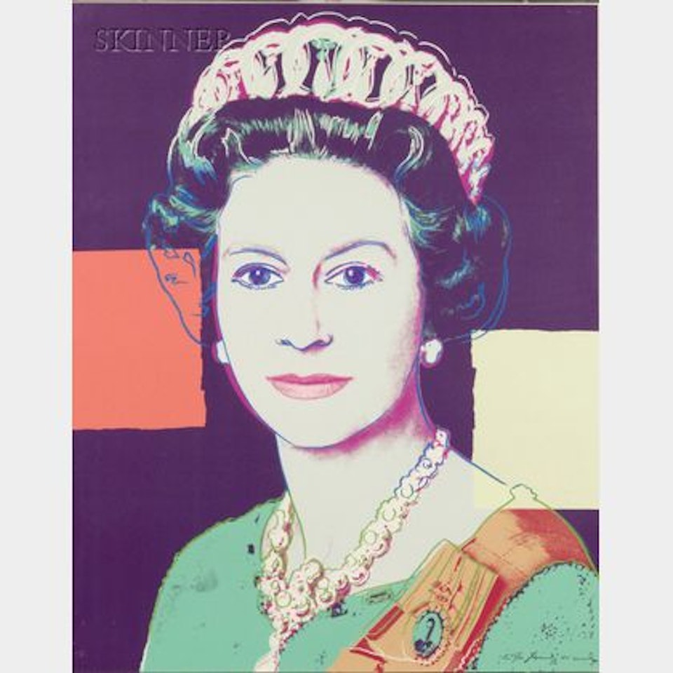 Queen Elizabeth II of the United Kingdom, from REIGNING QUEENS (ROYAL EDITION) by Andy Warhol