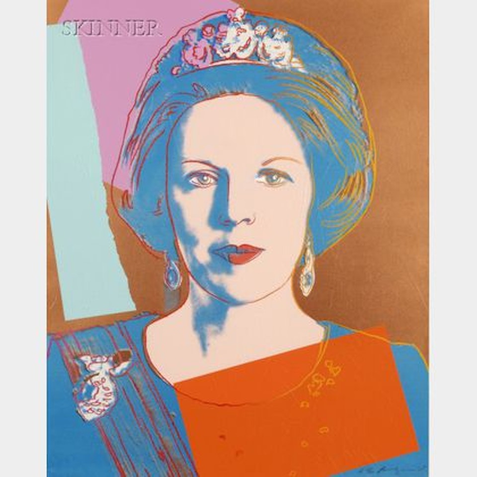 Queen Beatrix of the Netherlands, from REIGNING QUEENS (ROYAL EDITION) by Andy Warhol