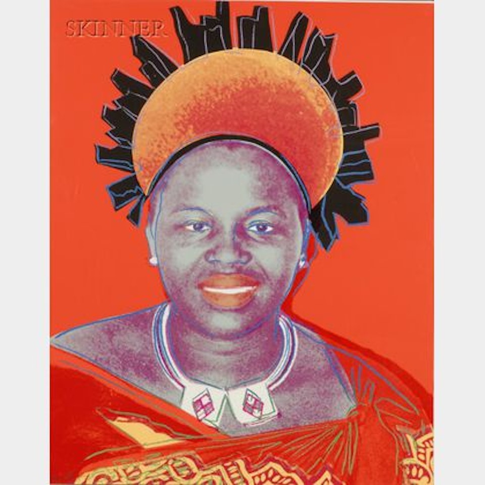 Queen Ntombi Twala of Swaziland, from REIGNING QUEENS (ROYAL EDITION) by Andy Warhol