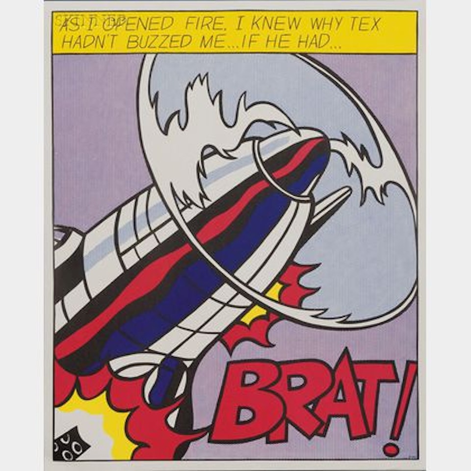 As I Opened Fire.../A Triptych by Roy Lichtenstein