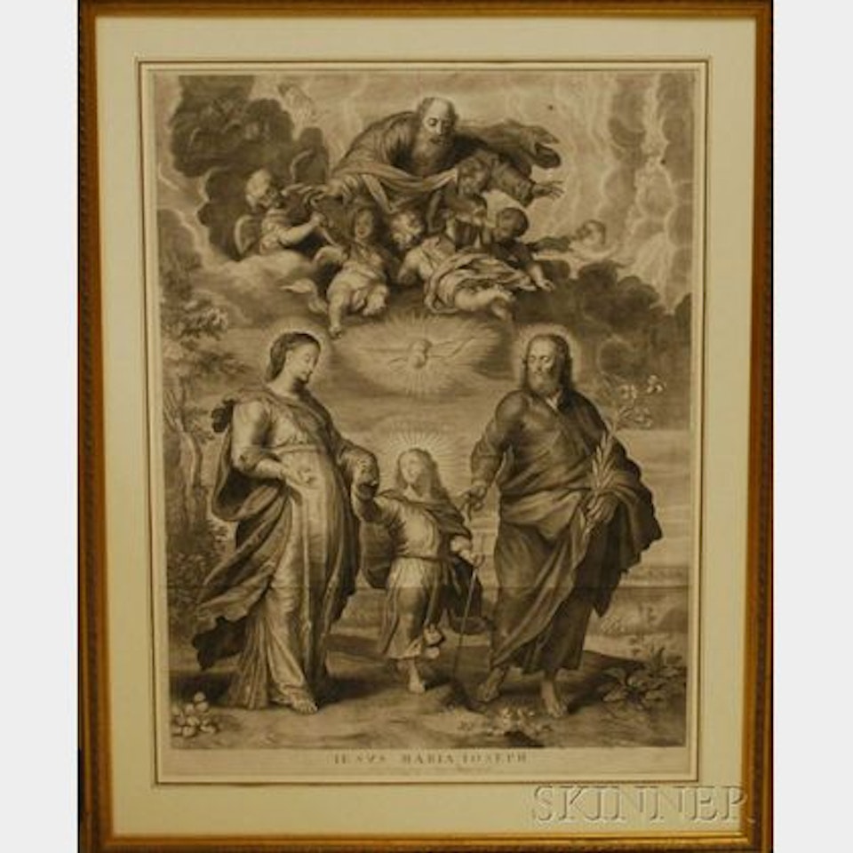 The Holy Family. by Continental School