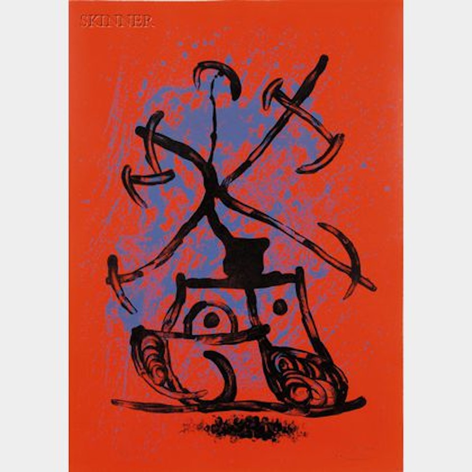 L"Entraineuse-rouge by Joan Miró
