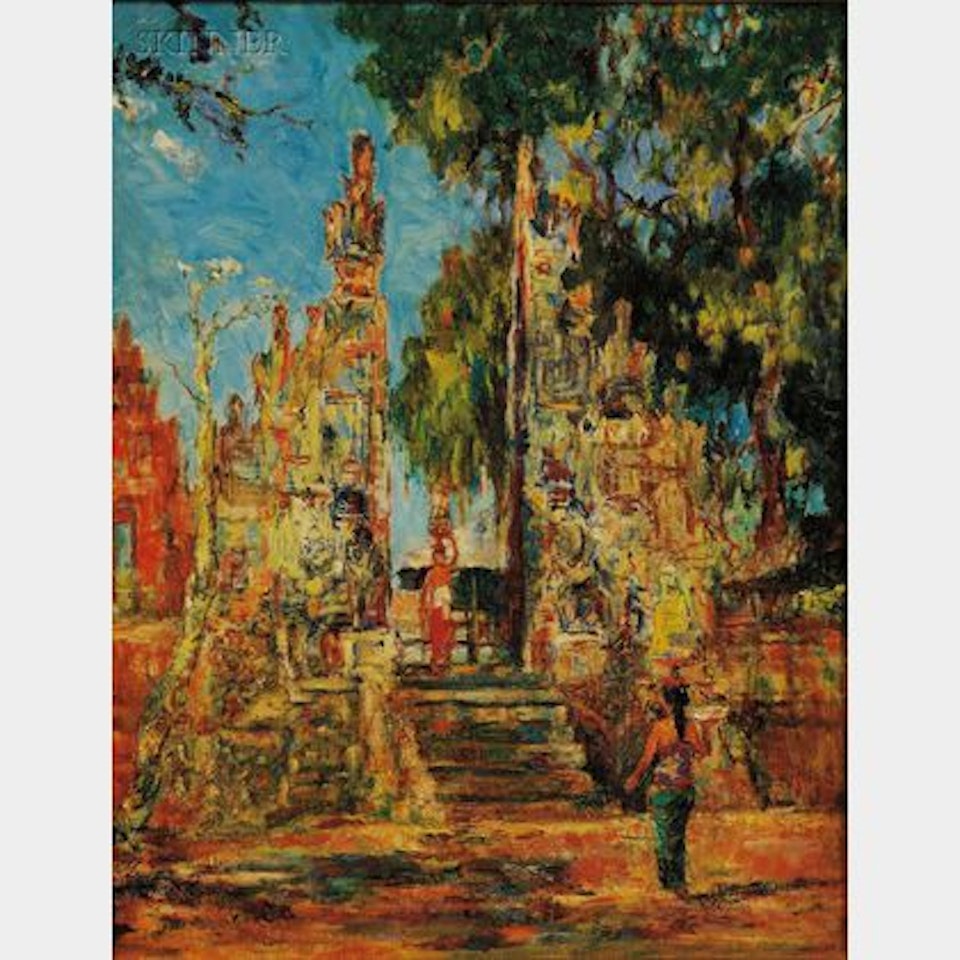 Balinese Scene by Continental School