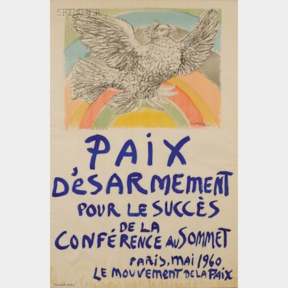 Paix desarmement pour le succes de la conference au Sommet, Paris, Mai 1960..., by Pablo Picasso