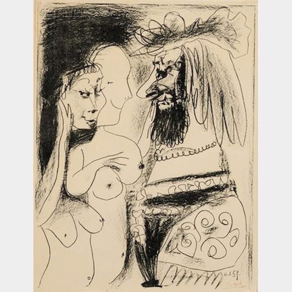 Le vieux roi by Pablo Picasso