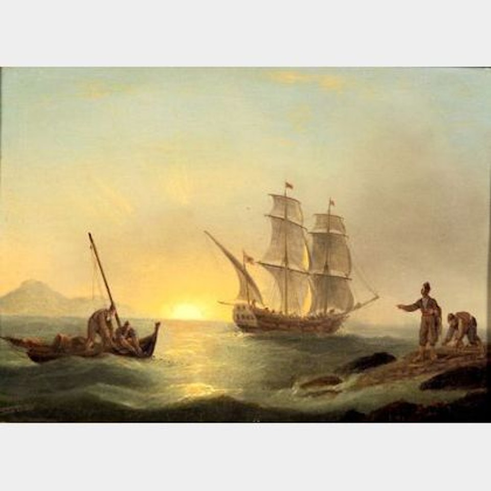 Shipping off the North African Coast by Thomas Luny