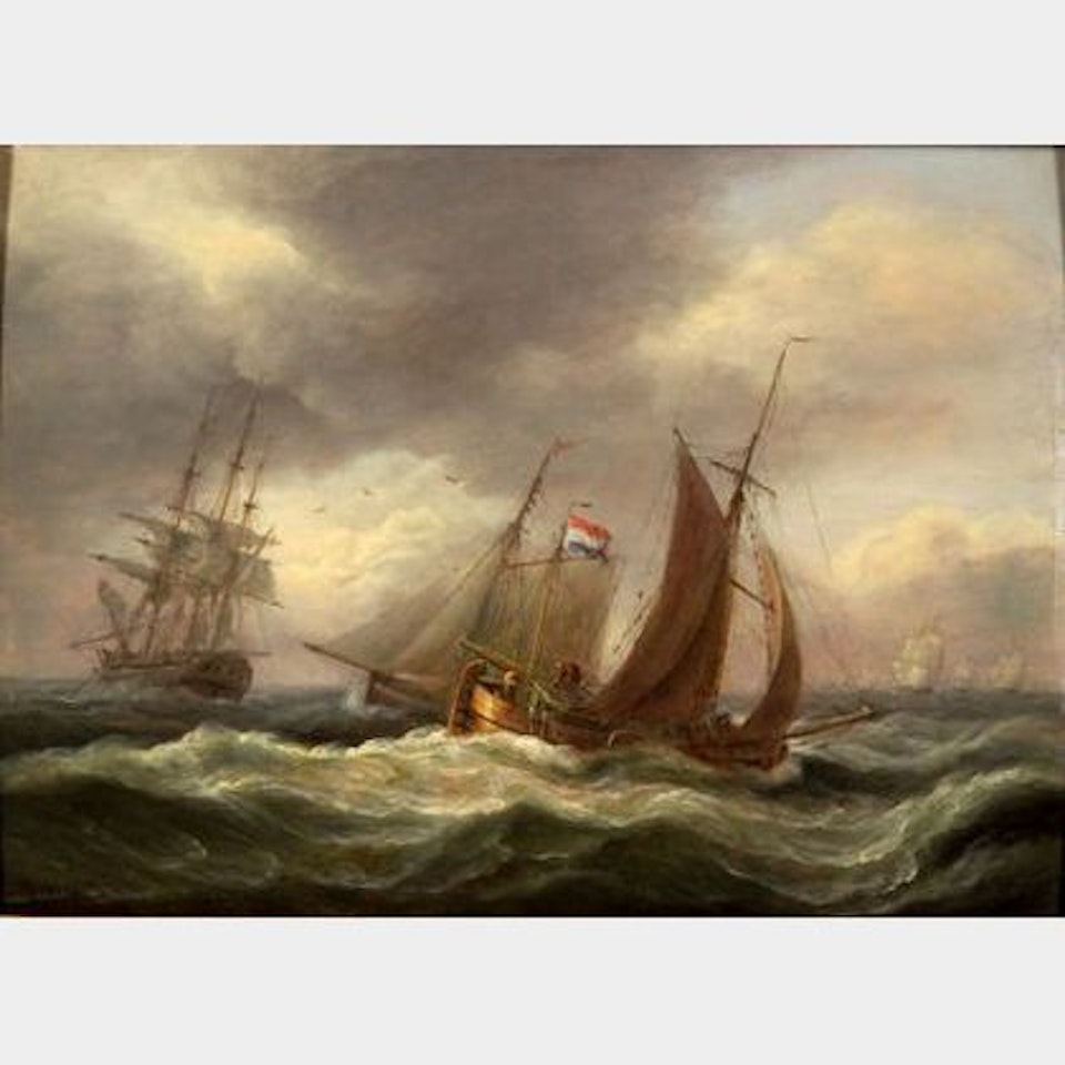 Shipping off Teignmouth by Thomas Luny