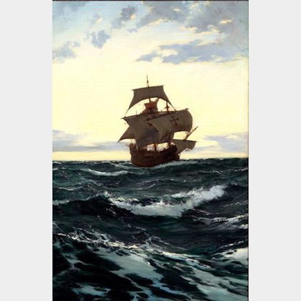 Santa Maria by Montague Dawson