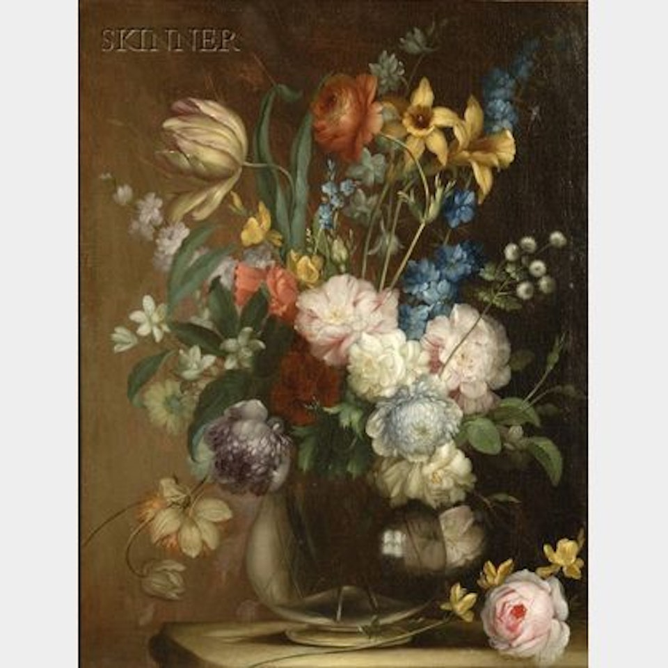 Still Life with Flowers by Continental School