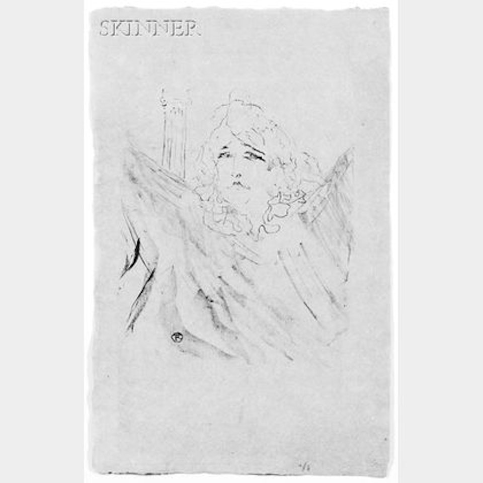 Sarah Bernhardt by Henri de Toulouse-Lautrec