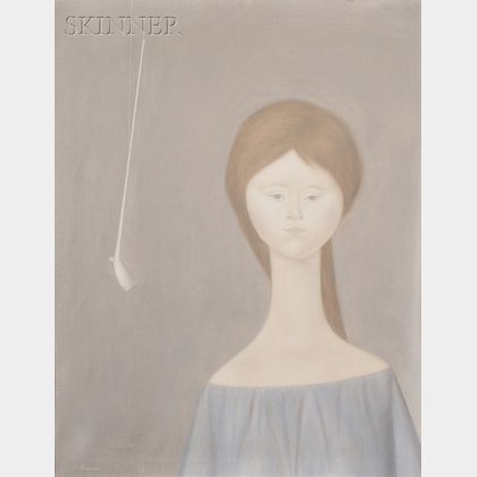 Girl and White Pipe by Antonio Bueno