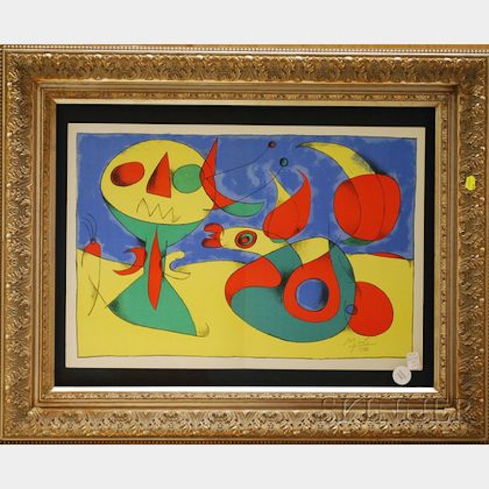 Oiseau zephir , from DERRIÈRE LE MIROIR by Joan Miró