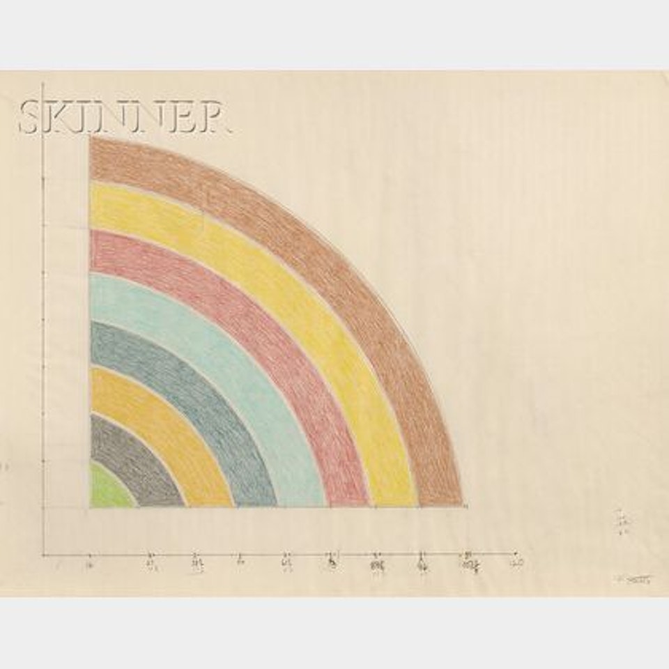 Untitled [Study for a Painting] by Frank Stella