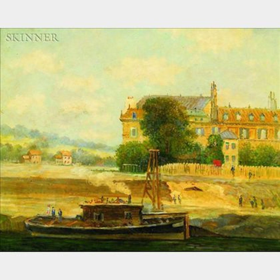 Palace and Canal by Continental School