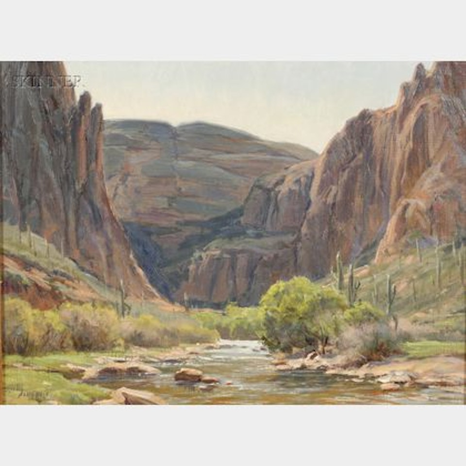 Fish Creek - Supersition Mountains, Arizona by Clyde Aspevig