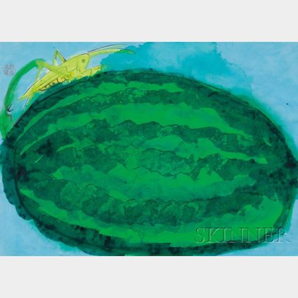 Grasshopper with Watermelon by Walasse Ting