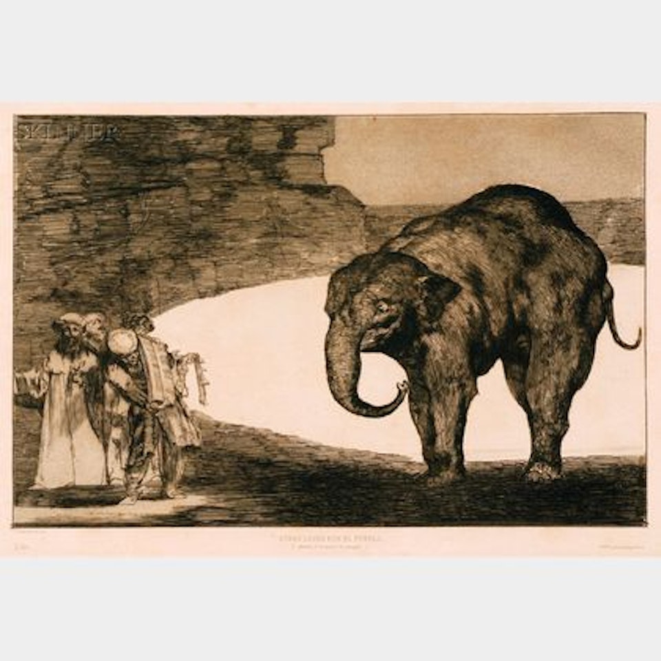 Disparate de Bestia - Otras Leyes Por el Pueblo, from LOS PROVERBIOS by Francisco José de Goya