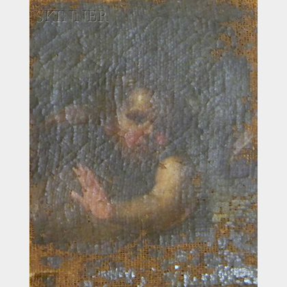 Portrait of a Cherub (Fragment) by Continental School