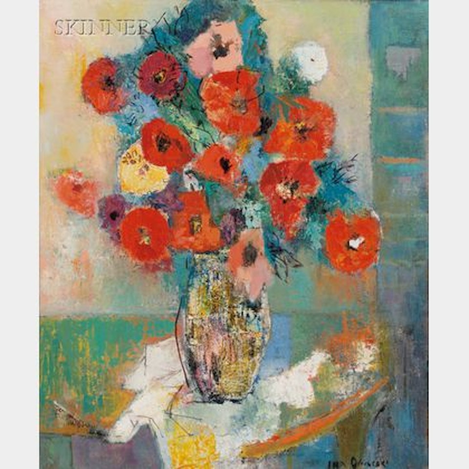 Floral Still Life by Continental School