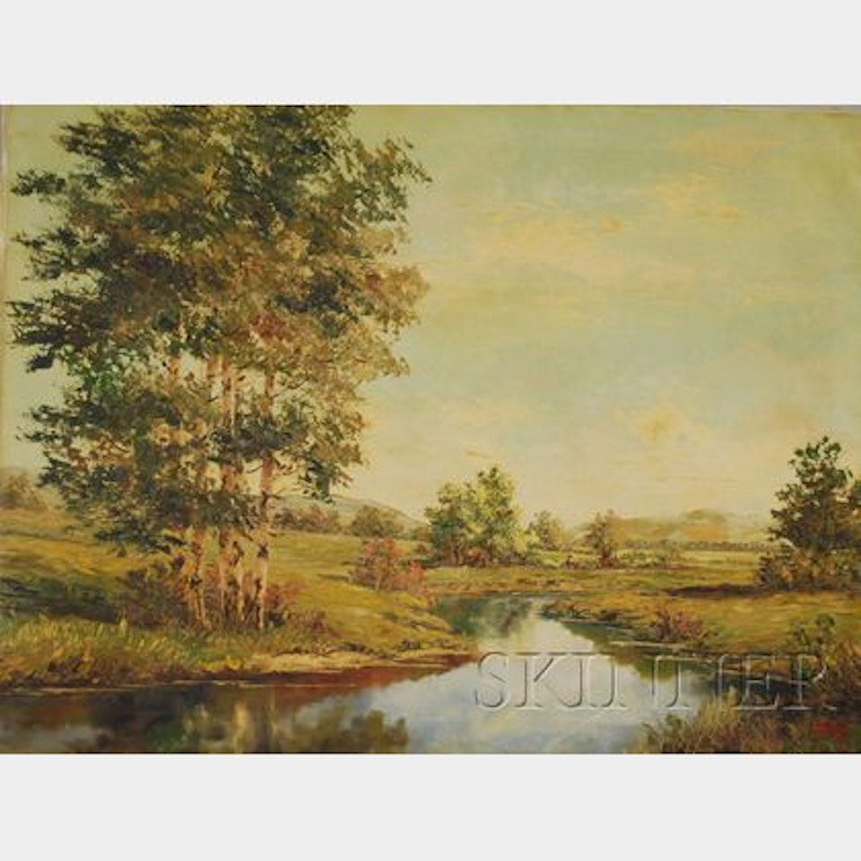 Autumn Landscape. by Continental School