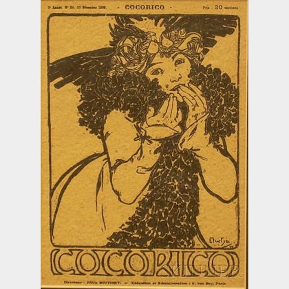 Cocorico by Alphonse Mucha