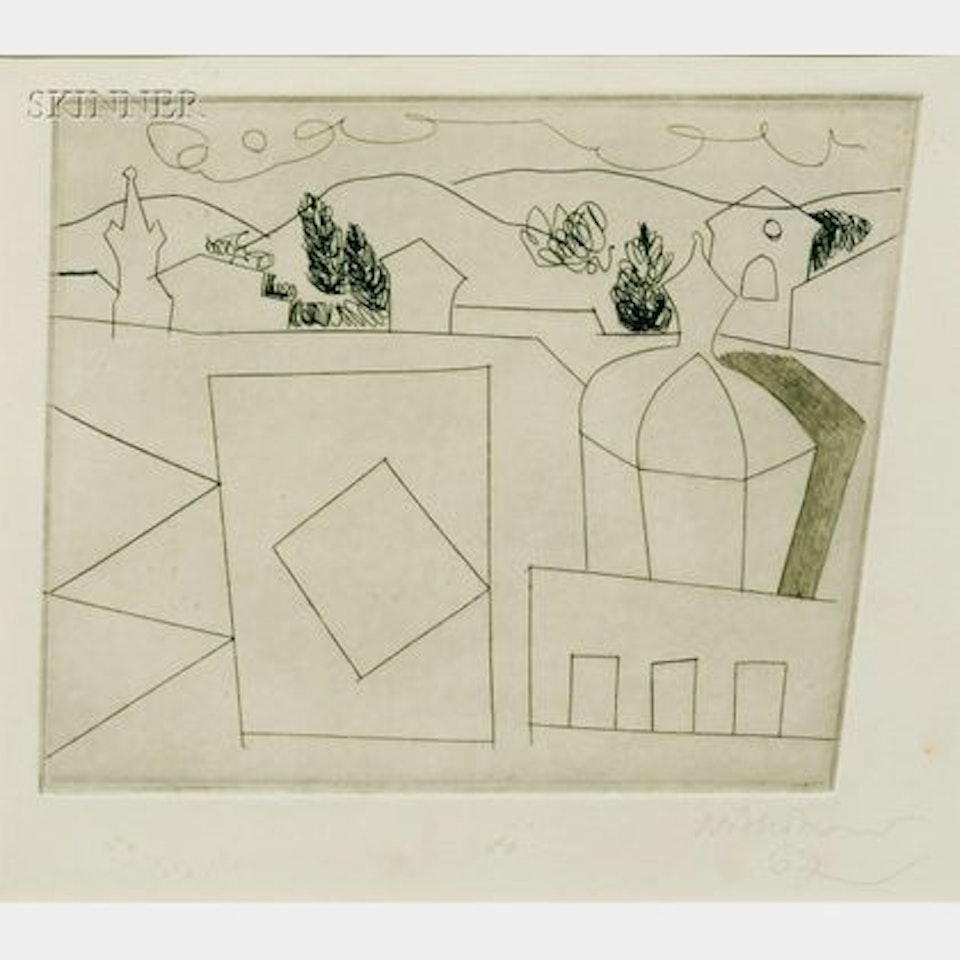 Lucca (Small Version) by Ben Nicholson, O.M.