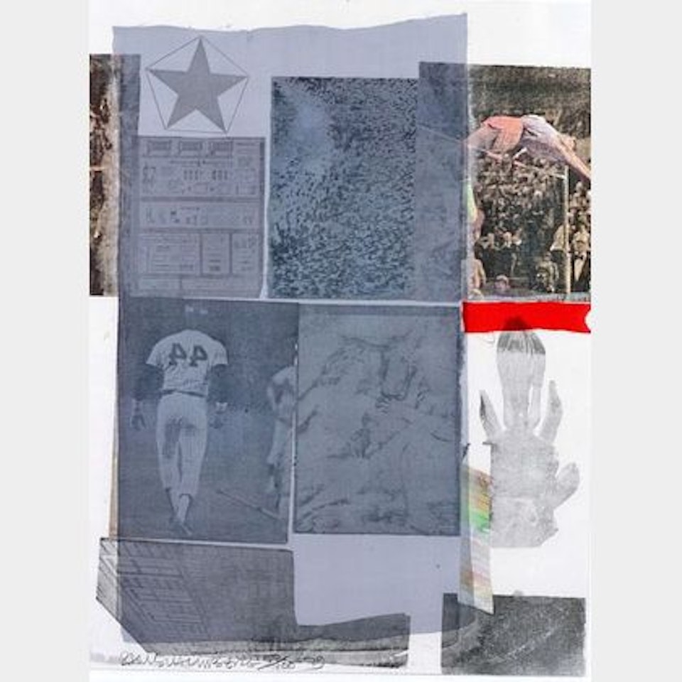 Back Out from Nine Prints by Robert Rauschenberg