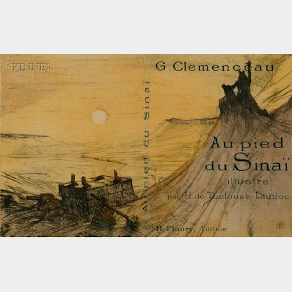 Couverture, from AU PIED DU SINAI by Henri de Toulouse-Lautrec