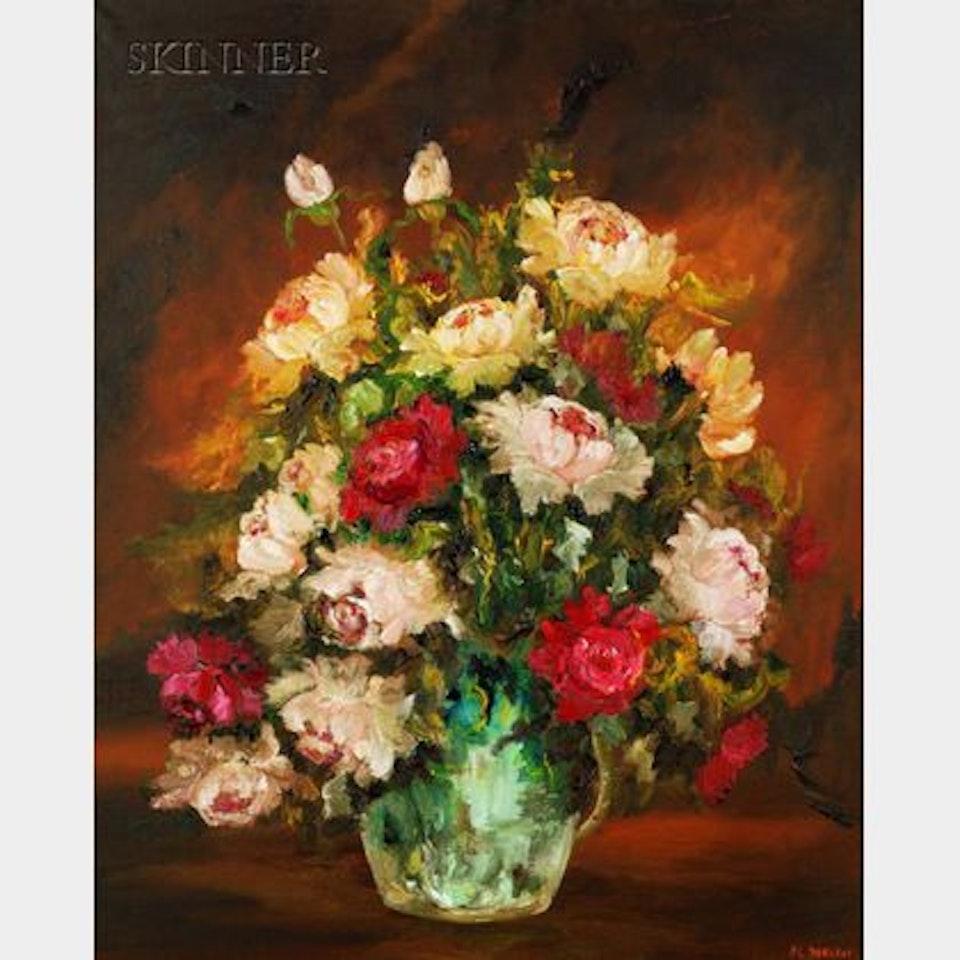 Still Life with Flowers by Continental School