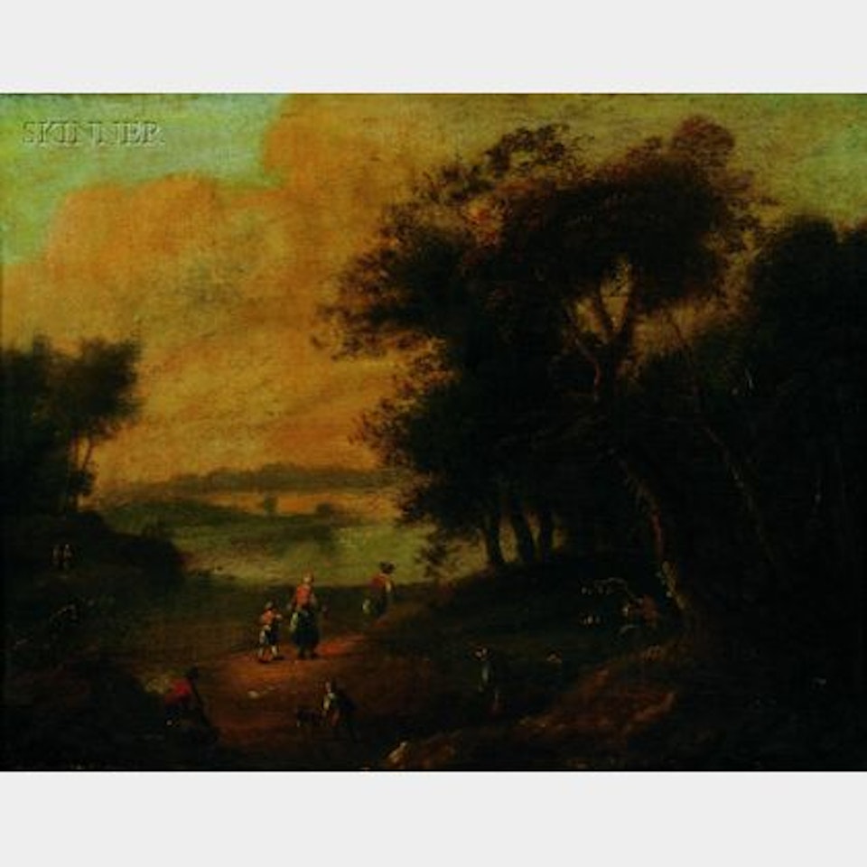 Landscape with Figures by Dutch School