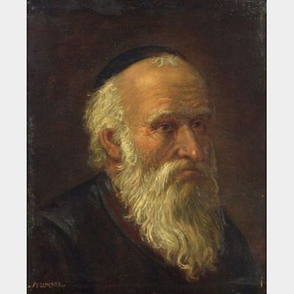 Portrait of a Rabbi by Continental School